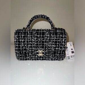 Chanel Mini with Top Handle Tweed